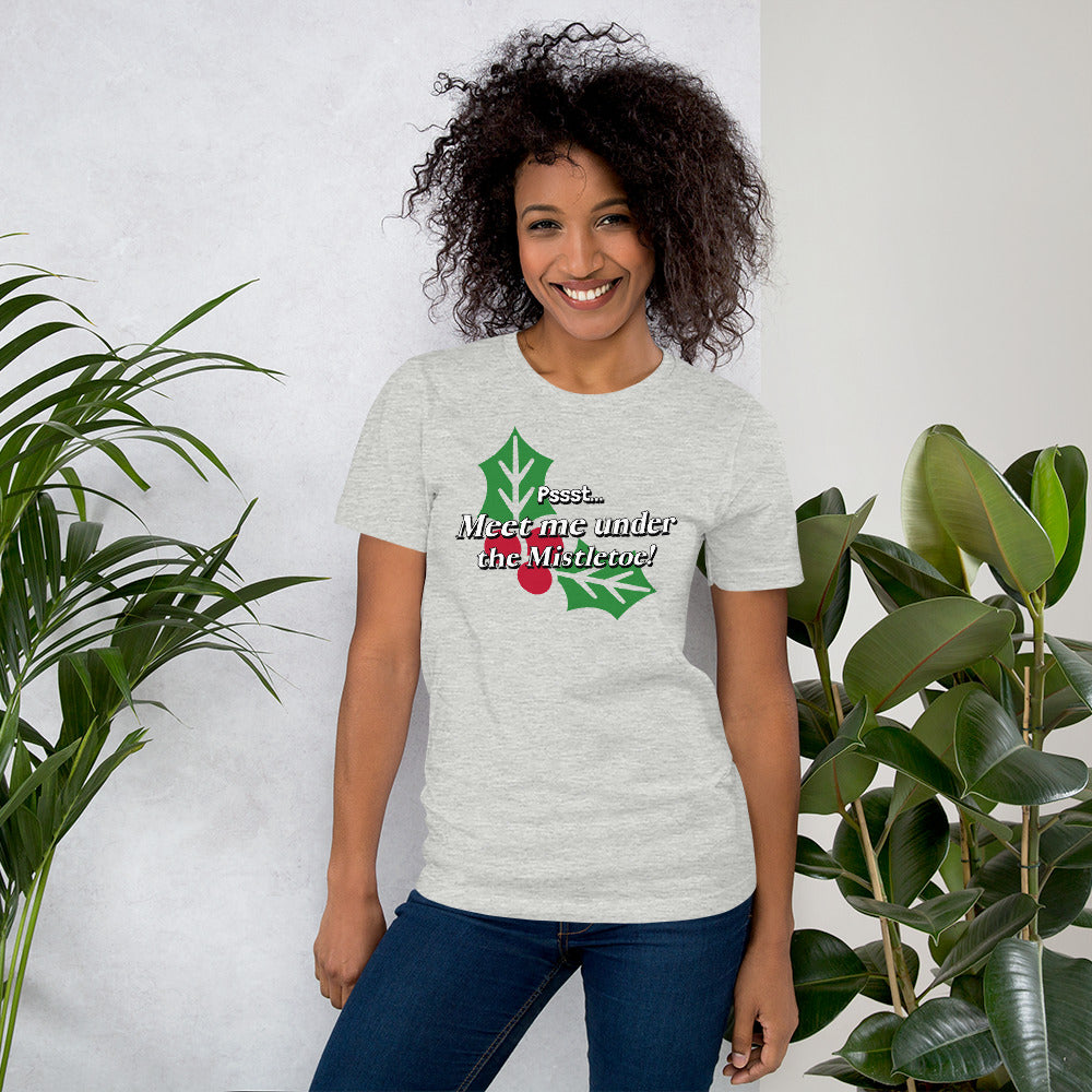Meet me under the mistletoe - Premium Unisex t-shirt