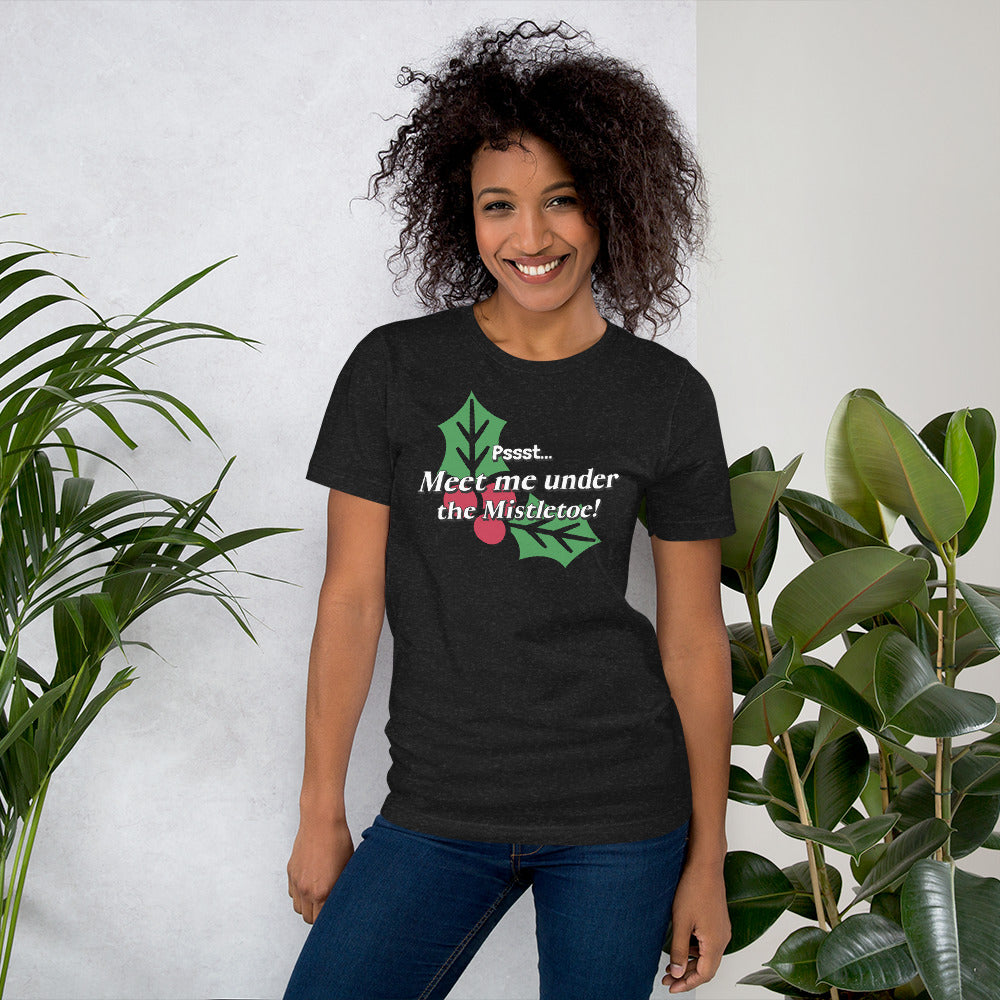 Meet me under the mistletoe - Premium Unisex t-shirt