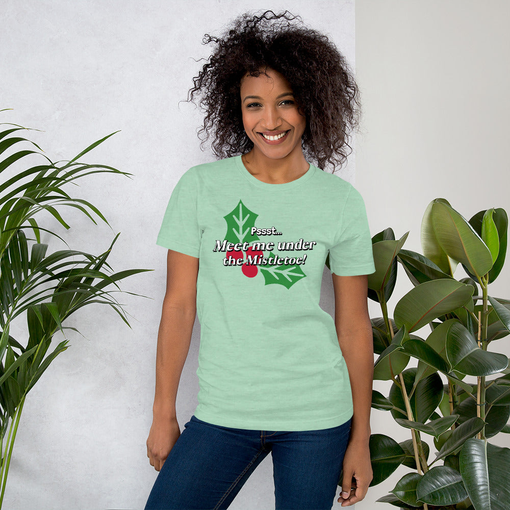 Meet me under the mistletoe - Premium Unisex t-shirt