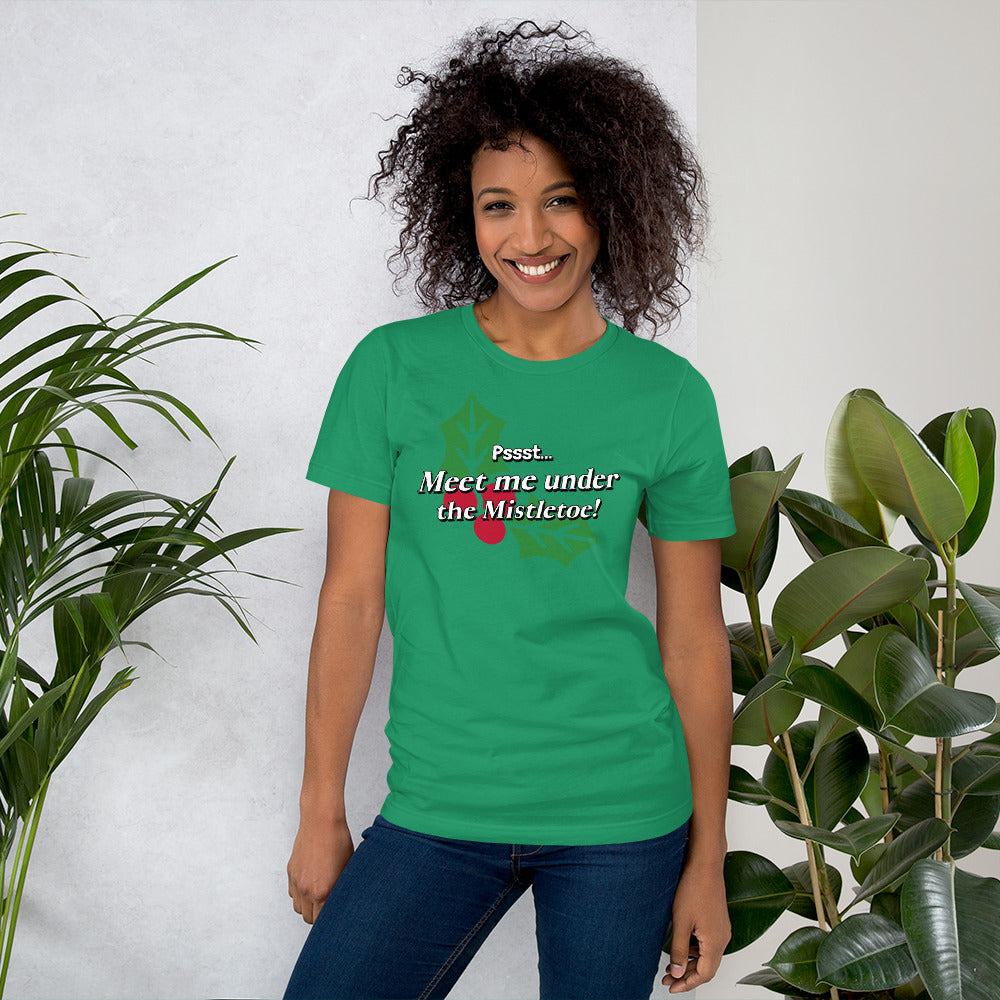 Meet me under the mistletoe - Premium Unisex t-shirt