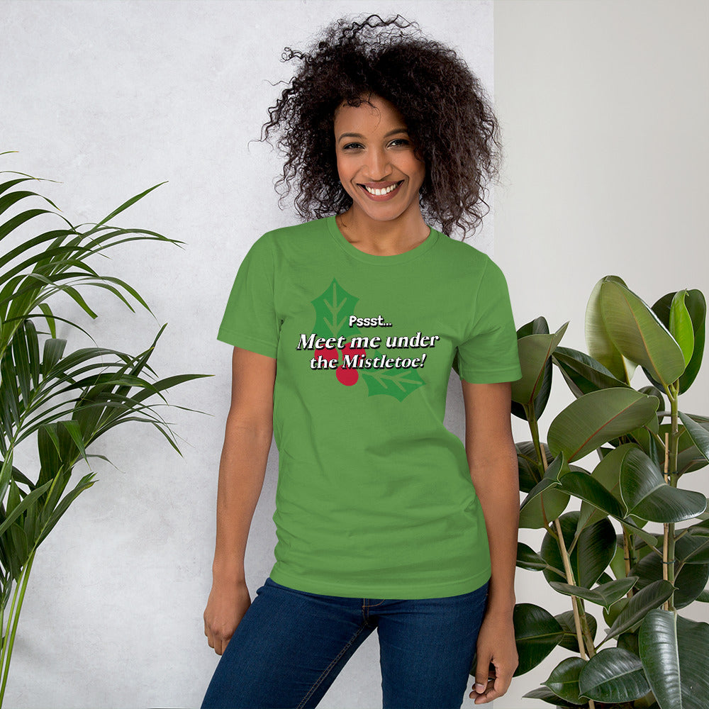 Meet me under the mistletoe - Premium Unisex t-shirt