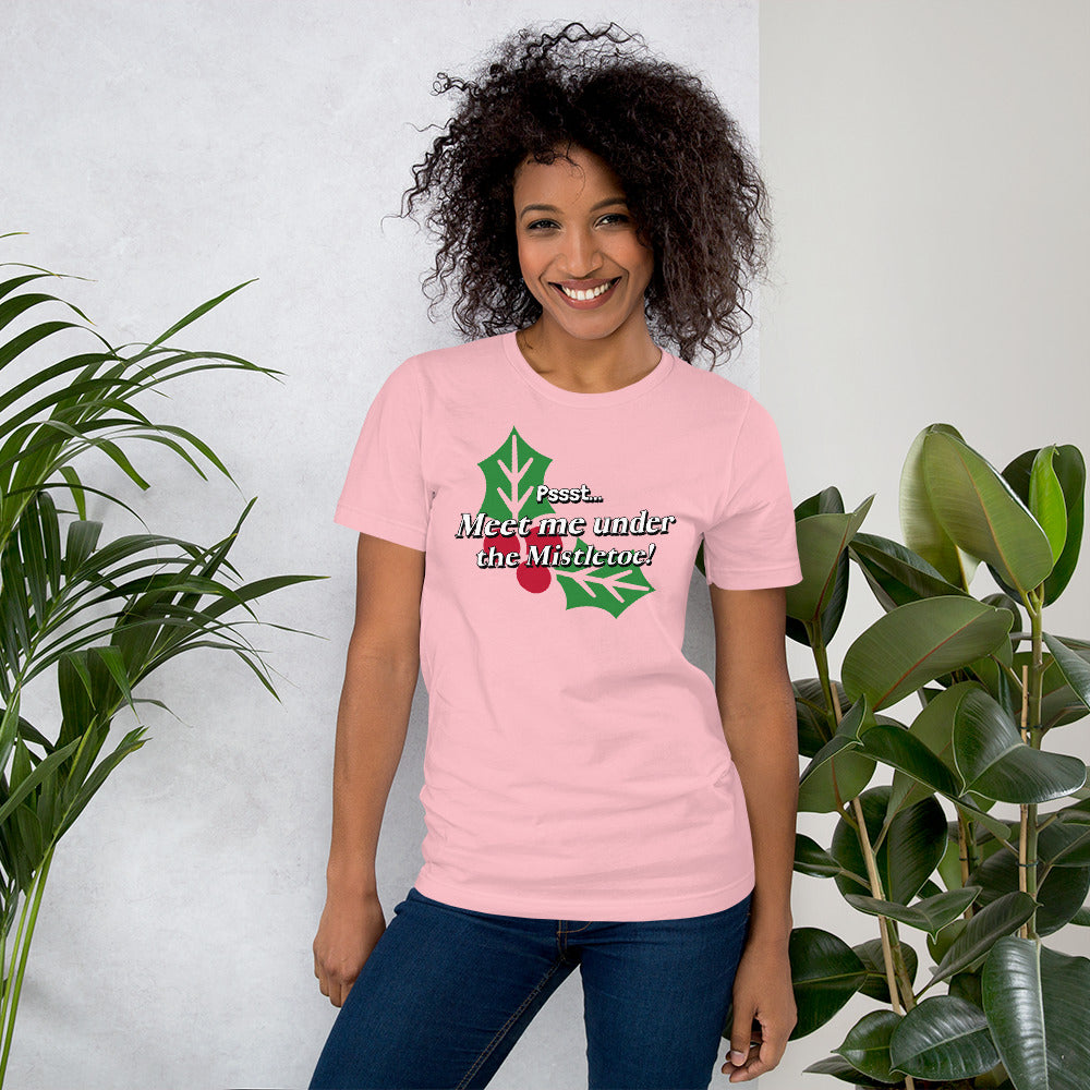 Meet me under the mistletoe - Premium Unisex t-shirt