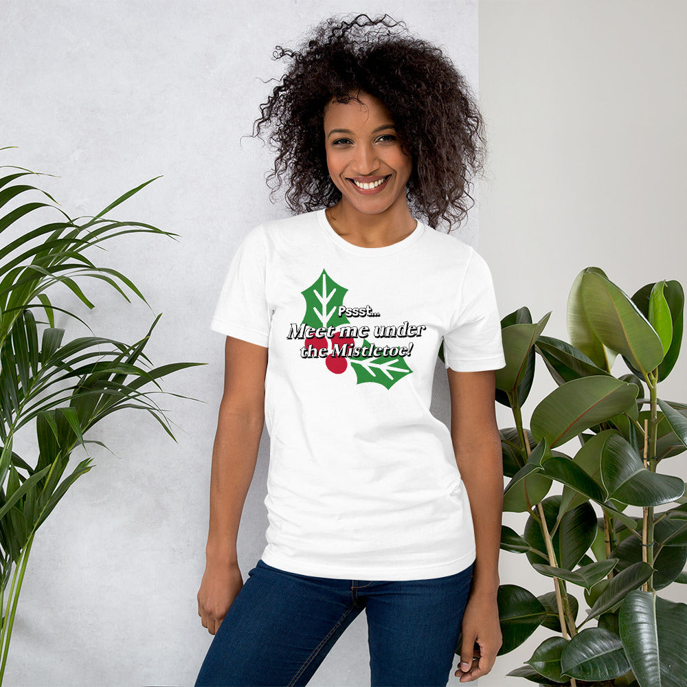 Meet me under the mistletoe - Premium Unisex t-shirt