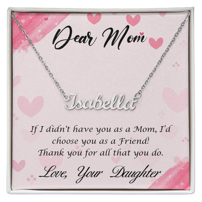 Signature Style Custom Necklace - Mom