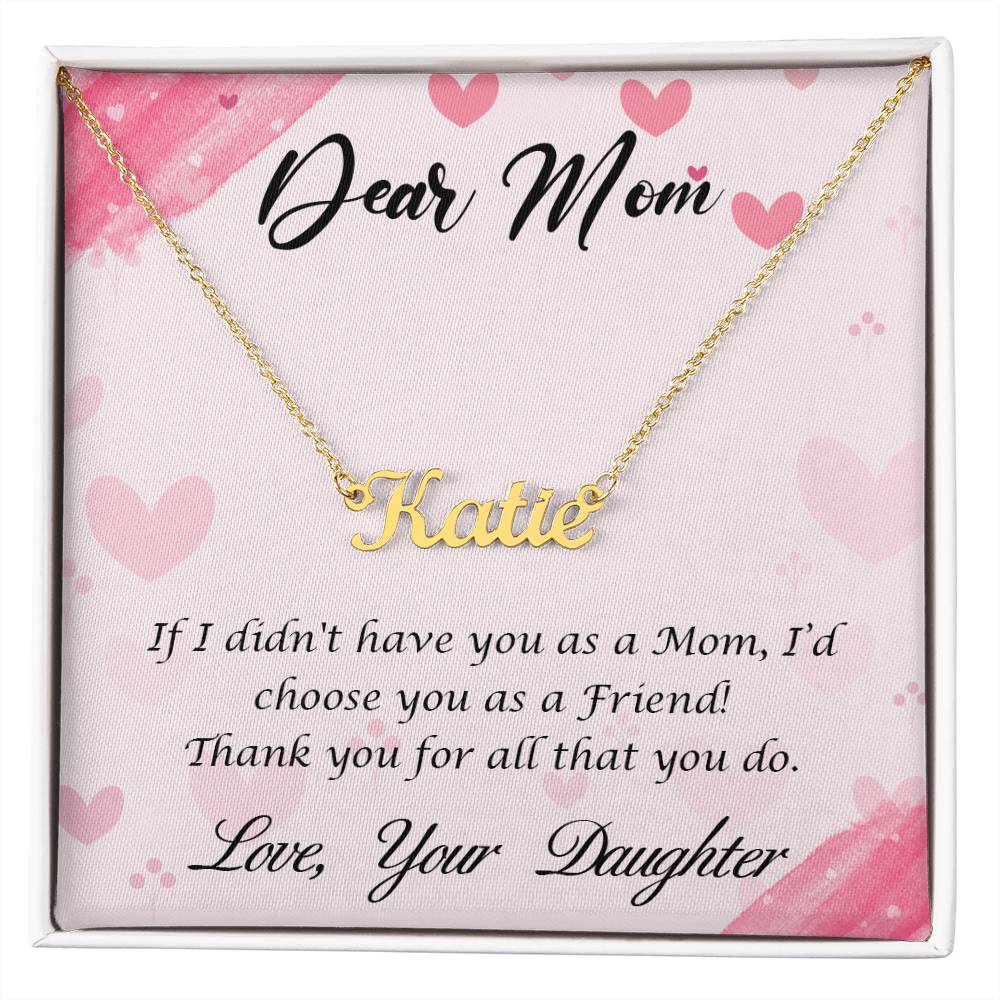 Signature Style Custom Necklace - Mom