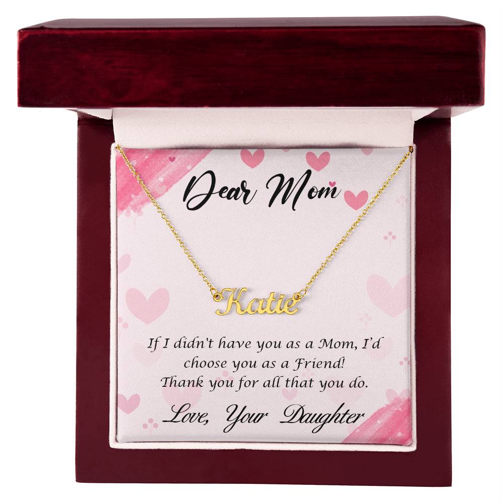 Signature Style Custom Necklace - Mom