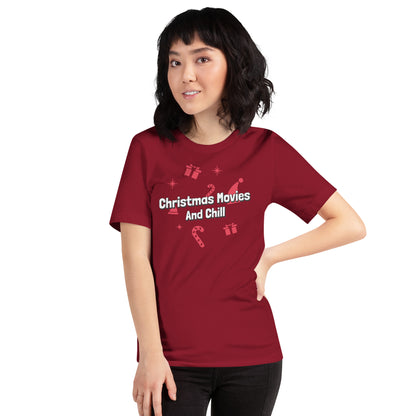 Christmas movies and chill - Premium Unisex t-shirt