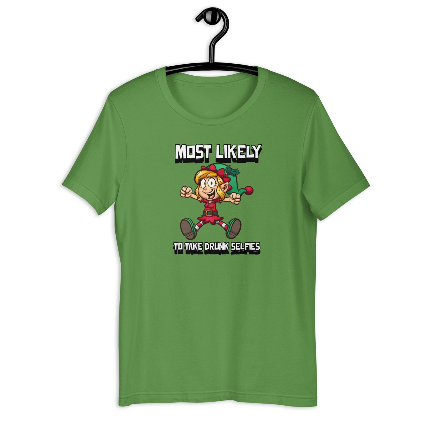 Most likely to take drunk selfies - Premium Unisex t-shirt