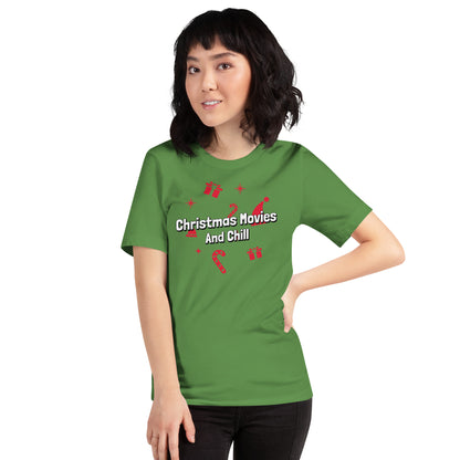 Christmas movies and chill - Premium Unisex t-shirt