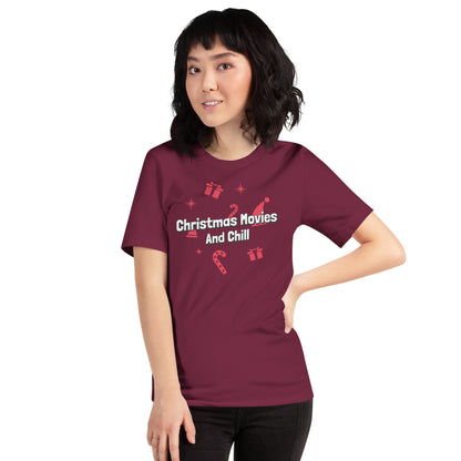 Christmas movies and chill - Premium Unisex t-shirt